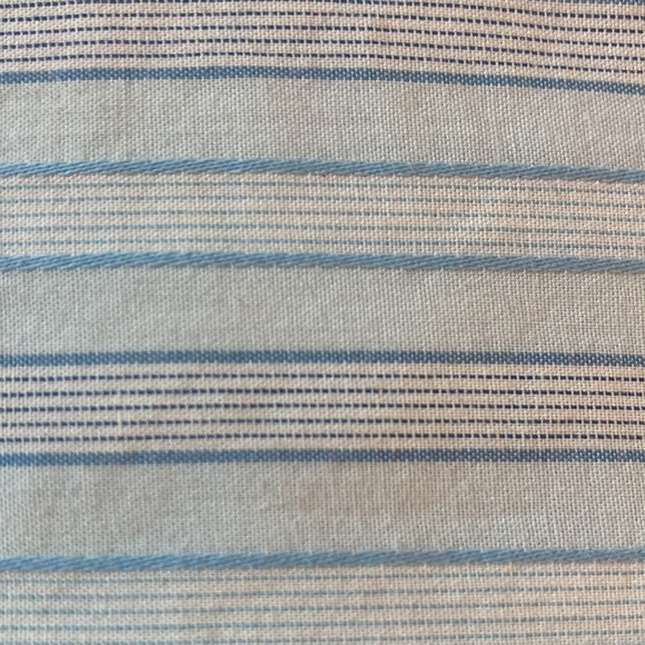 Abercrombie kids XL, mens Small blue striped button up - Picture 7 of 9